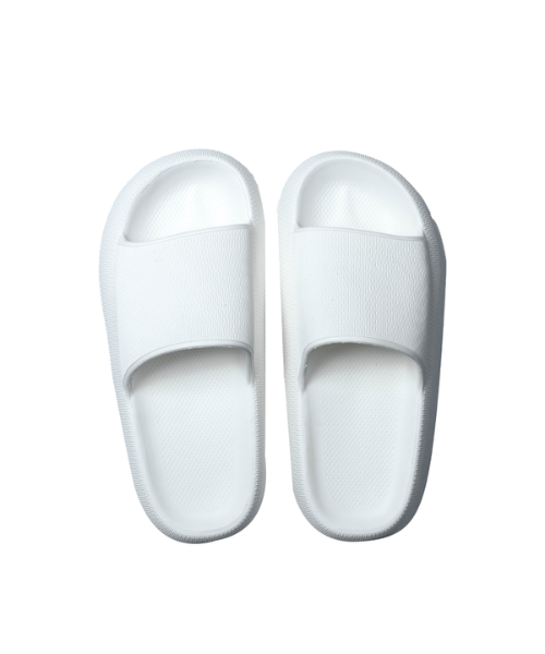 Onda‎ Solid Slides Slipper Plastic For Women - White