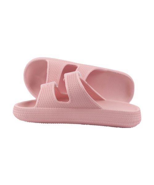 Onda‎ Solid Slides Slipper Plastic For Women - Rose