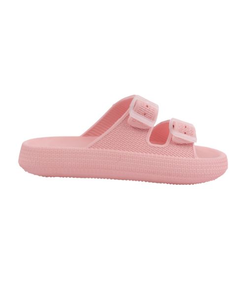 Onda‎ Solid Slides Slipper Plastic For Women - Rose