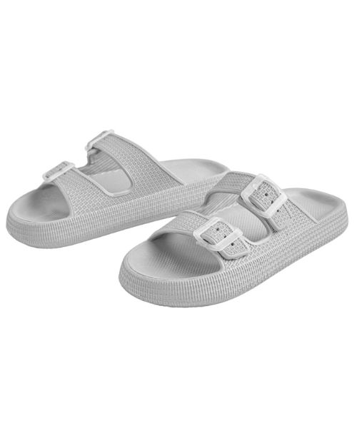 Onda‎ Solid Slides Slipper Plastic For Women - Grey