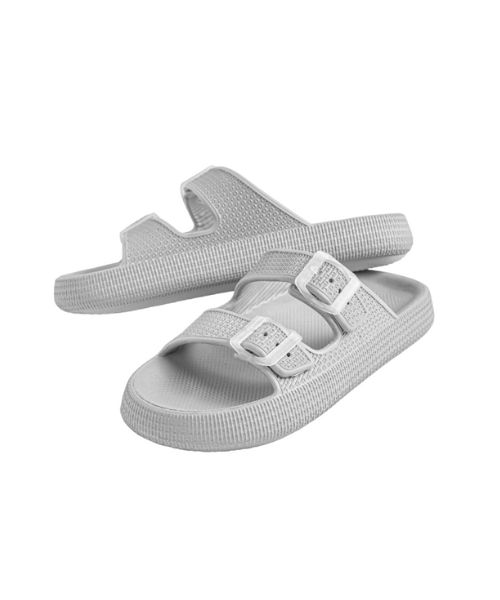 Onda‎ Solid Slides Slipper Plastic For Women - Grey