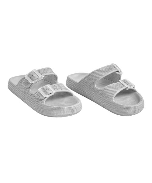 Onda‎ Solid Slides Slipper Plastic For Women - Grey