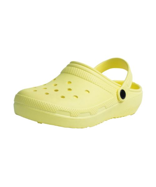 Onda‎ Solid Clog Slipper Plastic For Boys - Light Yellow