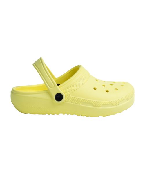 Onda‎ Solid Clog Slipper Plastic For Boys - Light Yellow