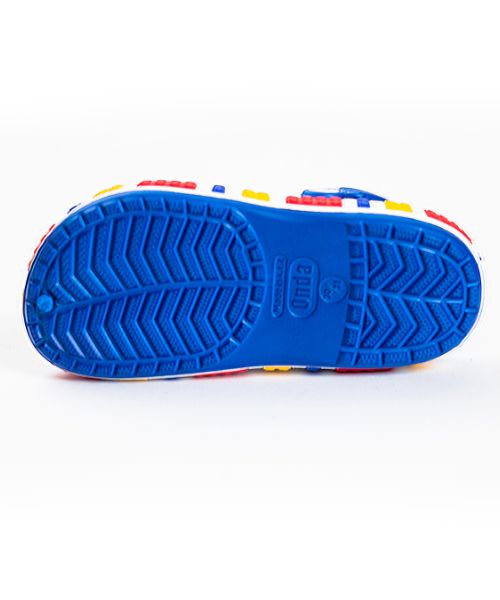 Onda‎ Pattern Clog Slipper Plastic For Kids - Blue