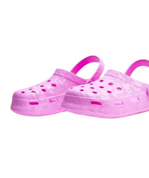 Onda‎ Printed Clog Slipper Plastic For Women - Pink