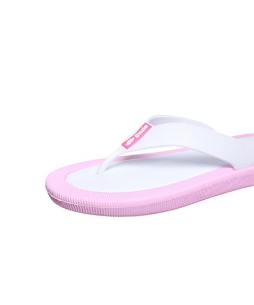 Onda‎ Solid Flip Flop Slipper Plastic For Women - White Rose