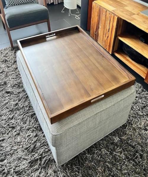 Large Ottoman wooden serving tray