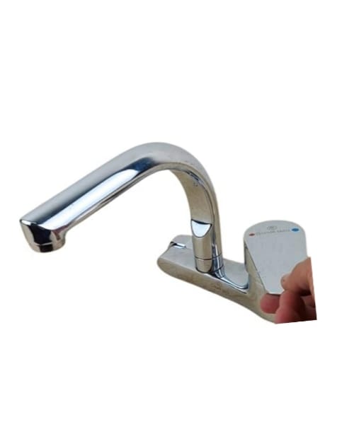 Golden Eagle Silver WGolden Eagle Silver Wall Kitchen Faucetall Kitchen Faucet