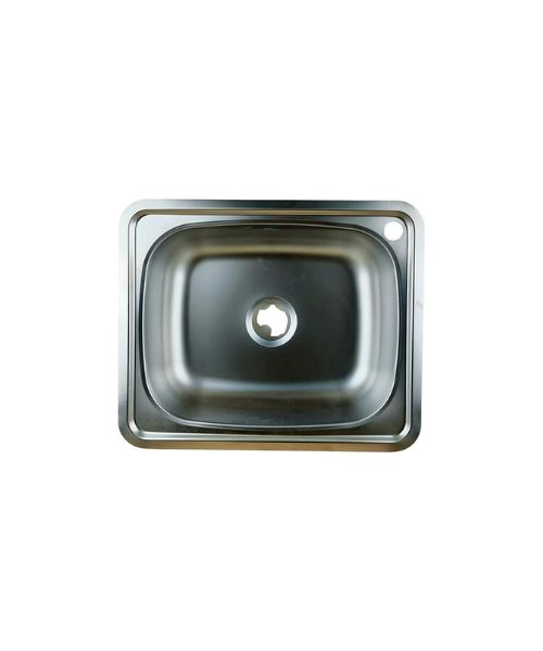 Marble fallen kitchen sink, Turkish model, stainless steel, size 56.5*46.5, with silver kitchen faucet