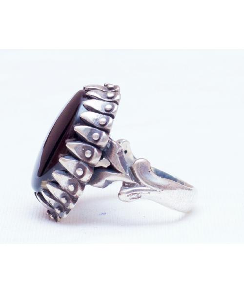 Silver Ring925 with Agate Gemstone