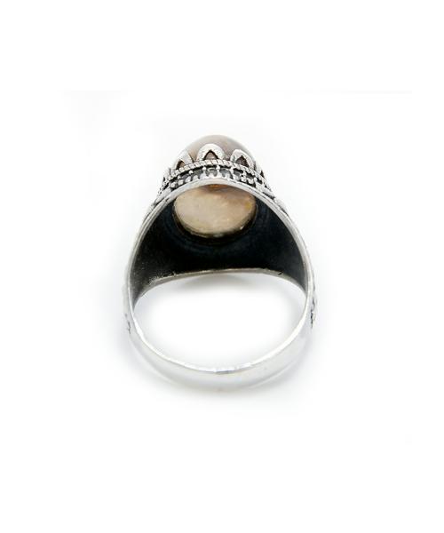Silver Ring 925 with Snake bake Gemstone