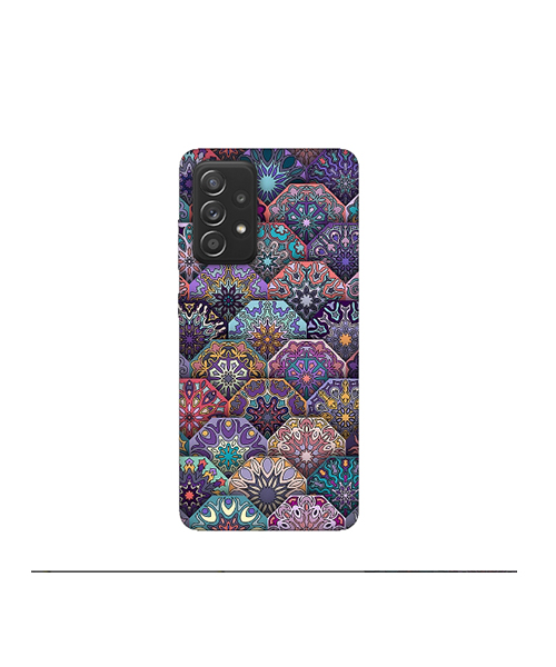 Mandella Colorful Silicone Printed Mobile Case compatible with Samsung A13 4G