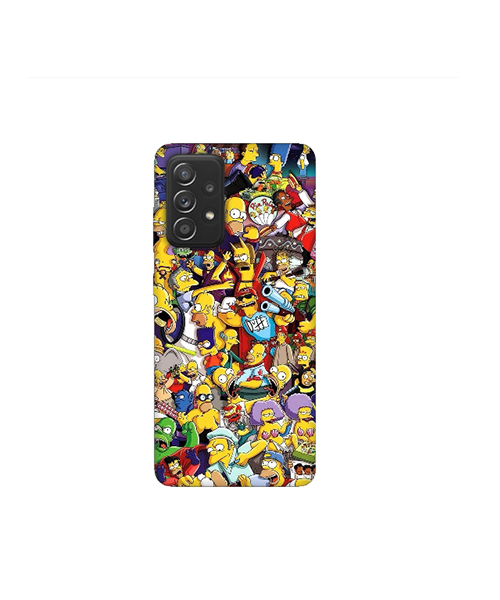 Cartoon Collection Silicone Printed mobile case compatible with Samsung A13 4G