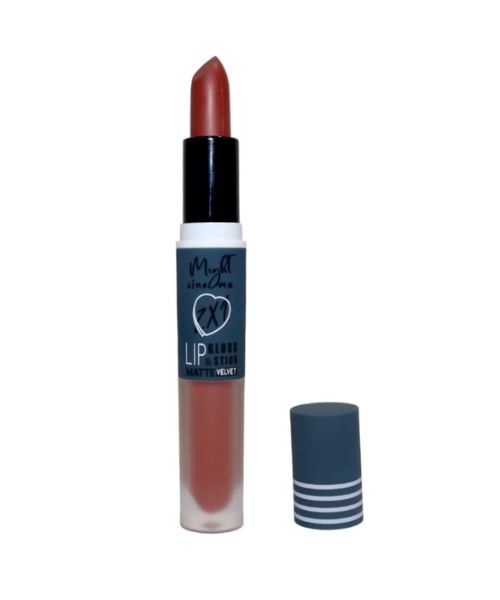 Might Cinema 2X1 Lip Gloss And Lipstick Matte Velvet - No. 202