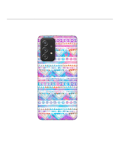 Mandella Purple Silicone Printed mobile case compatible with Samsung A13 4G
