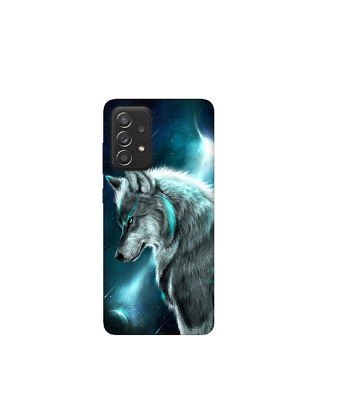 Wolf Silicone Printed mobile case compatible with Samsung A13 4G