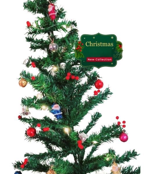 Christmas Tree Dense With Plastic Legs 120 Cm - Green