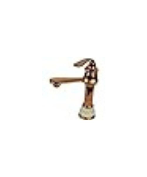 Rose Gold Natural Marble Mixed Basin Faucet