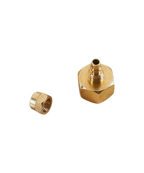 Brass connector for filter
