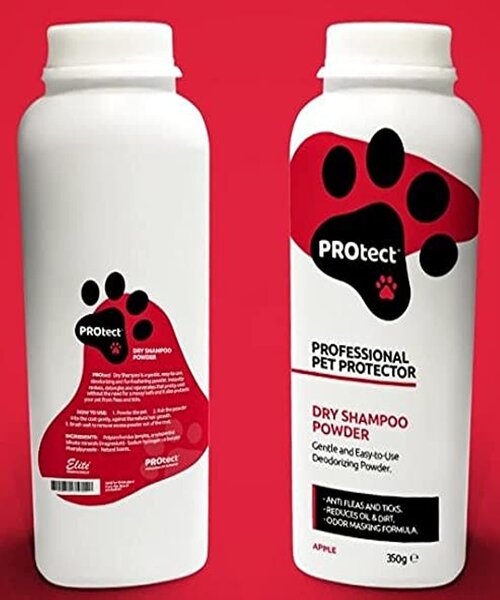 Dry Protect Line Powder Shampoo for Dogs and Cats -300g- Apple
