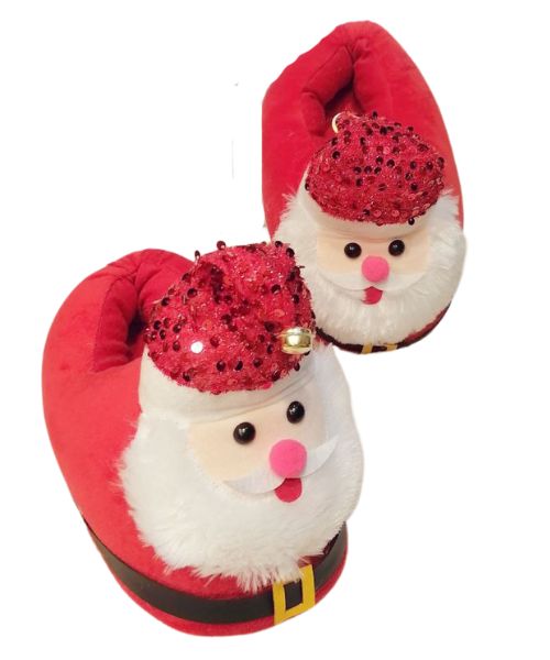 Santa slippers for on sale kids