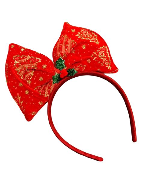 Christmas Shape Headband 1 Piece - Red