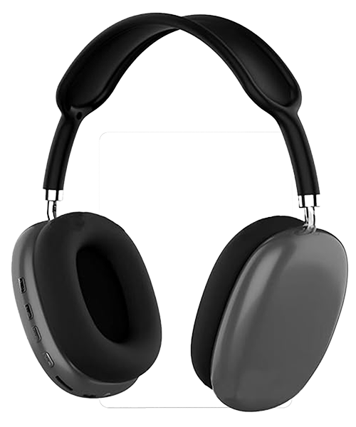 سماعة رأس لاسلكية P9 بلوتوث لون أسود تدعم كارت ميموري