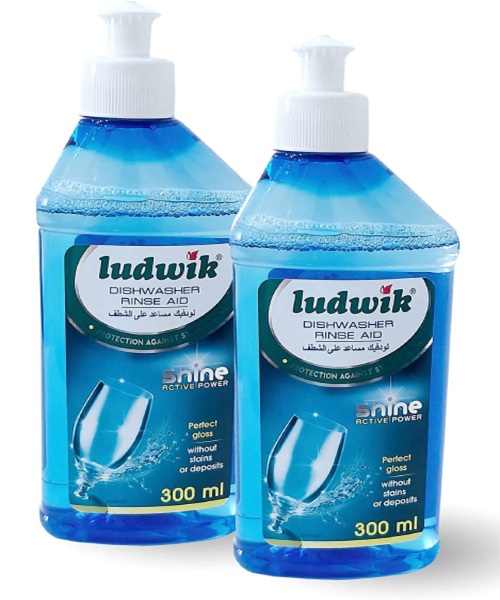 Ludwik dishwasher rinse aid liquid – 300 ml - 2 Pieces