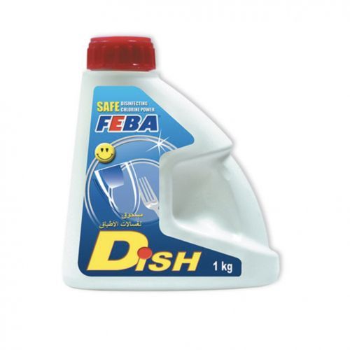 FEBA Dishwasher Detergent Powder 1 kg + FEBA Dishwasher Crystal Salt 1 kg