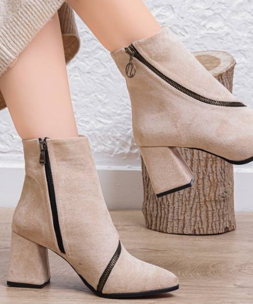 Half sale heel boots