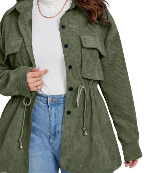 Women Khaki Solid Casual Jacket