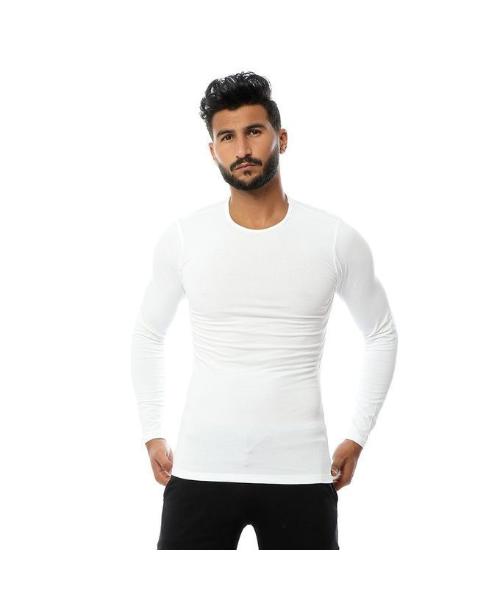 Dice - Men Full Sleeves Undershirt - White