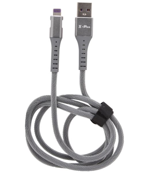 X-Plus Xp-51 Data Cable Lightning To Usb For Iphone Devices - Black