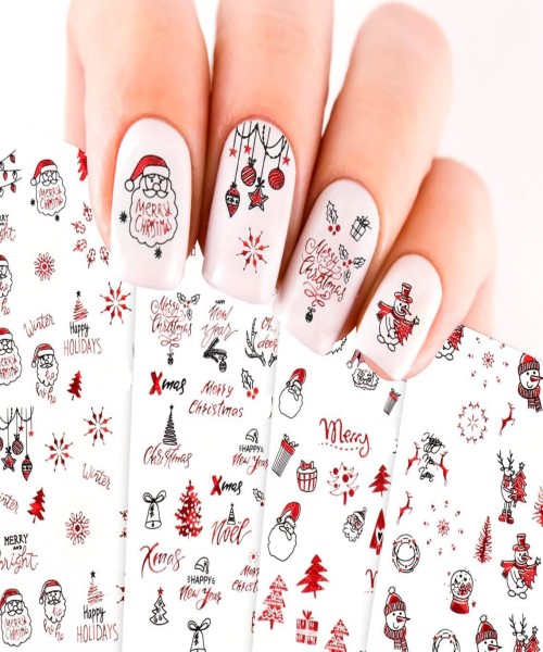 Christmas style nail sticker
