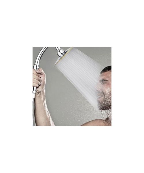 6 inch high pressure shower head 360 degree rotation handheld rain shower head