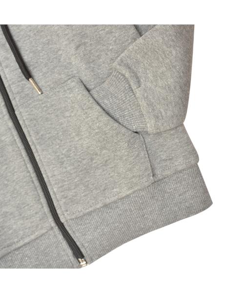 Solid Melton sweatshirt With Capiccio For Boys - Grey