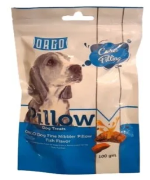 ORGO Pillow Dogs Treats Fish Flavor