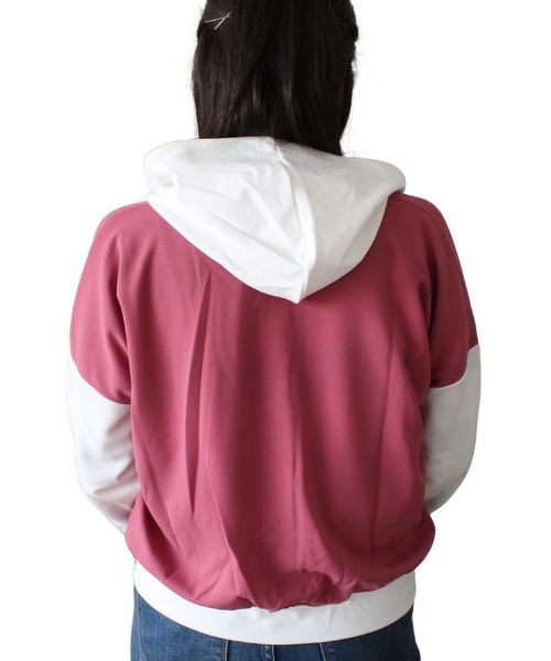 Printed Sweatshirt Hoodie Neck Long Sleeve For Women - Cashmere