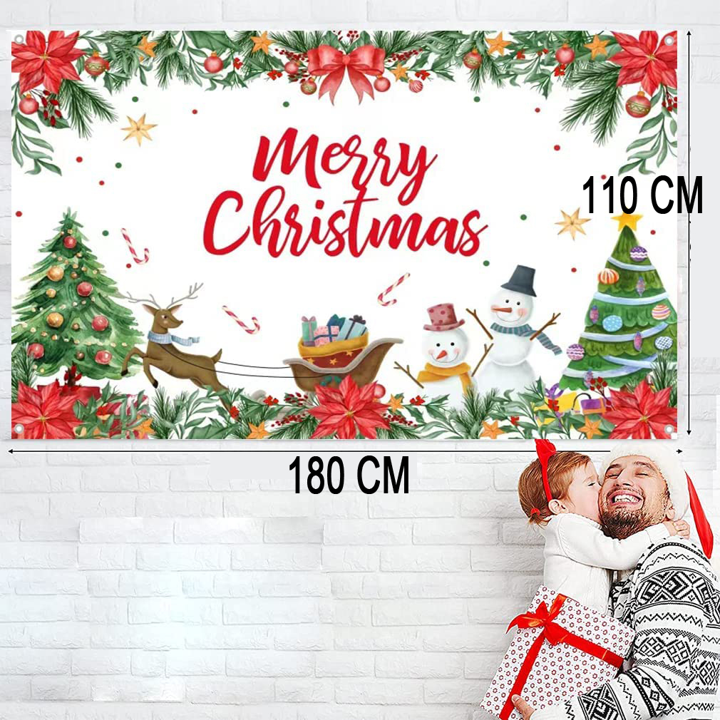 Merry Christmas” banner“