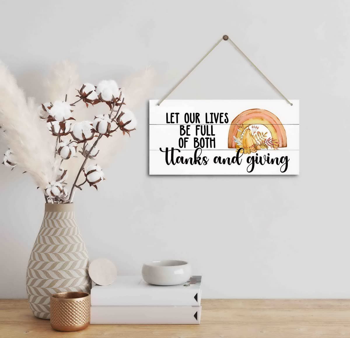 (Thanksgiving Banner (Let Our Lives Be Full Of Both Thanks And Giving