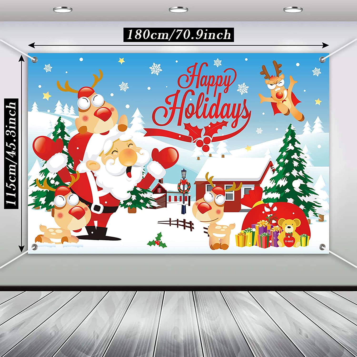 Large Merry Christmas poster