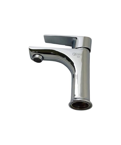 Brass bathroom basin faucet, 17 cm long, Turkish made by Rivana