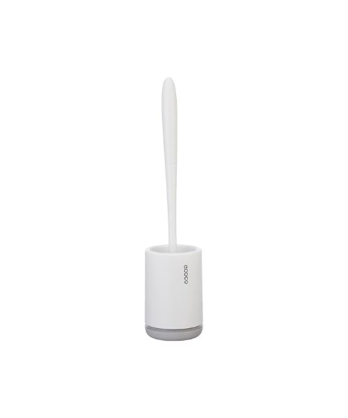 Ecoco Silicone Toilet Brush - White/Grey