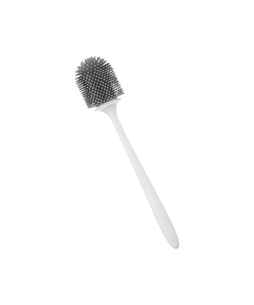 Ecoco Silicone Toilet Brush - White/Grey