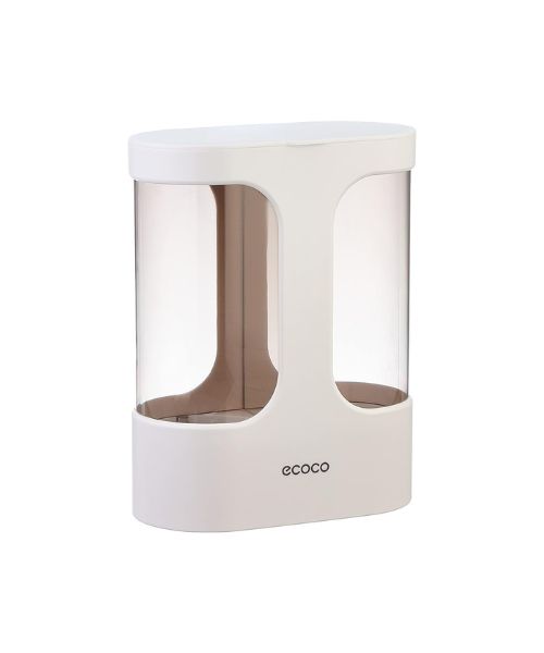 Ecoco E1907 Wall Mounted Automatic Dispenser for Disposable Paper Cups 15 pieces , Clear White