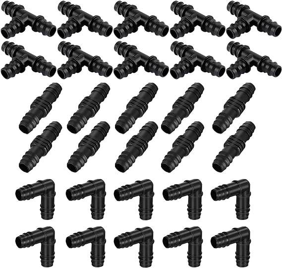 مجموعة وصلات خرطوم تنقيط ( 30 قطعة)
