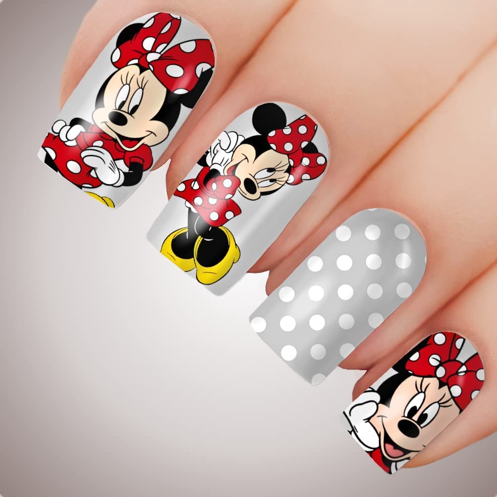 Nail sticker printed with Mickey Mouse