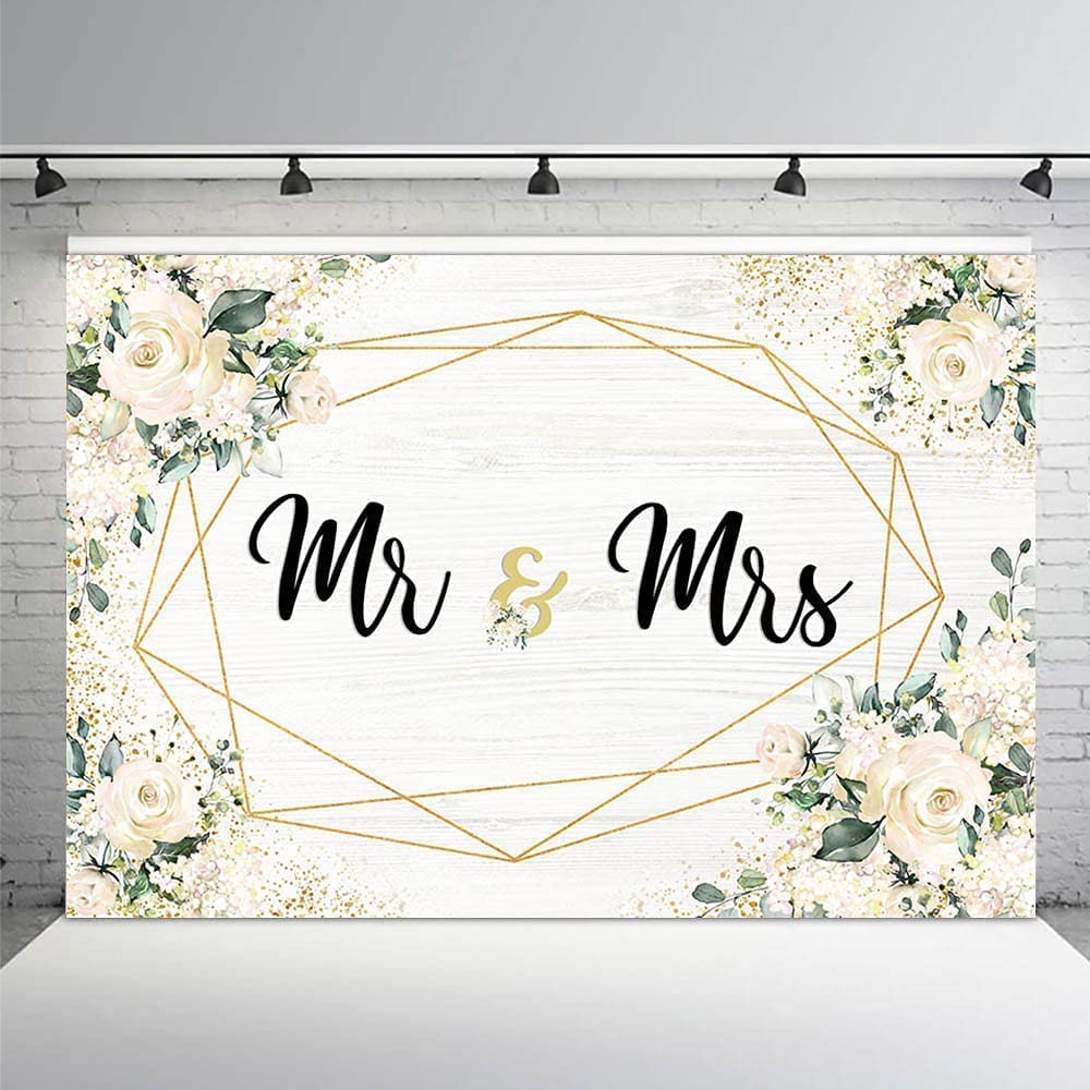 Decorative backdrop for wedding and engagement parties