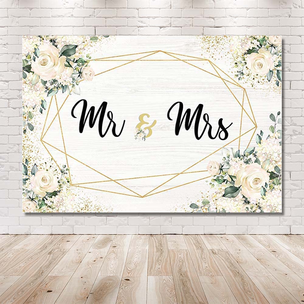 Decorative backdrop for wedding and engagement parties